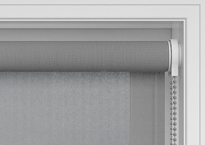 Alicante, Grey - Sunscreen Twist&Fit Roller Blind - Image 11
